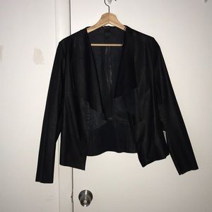 Leather babe! Feminine lightweight jacket NWT